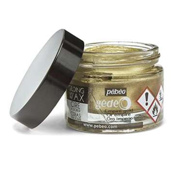 Pébéo Gliding Wax: Stunning Metallic Finishes for Art