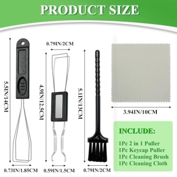 Forgynex 4PCS Keycap Puller Remover Switch Puller - Premium Toolset for Keyboards