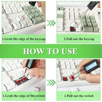 Forgynex Keycap Puller Set for Mechanical Keyboards - Clean & Customize