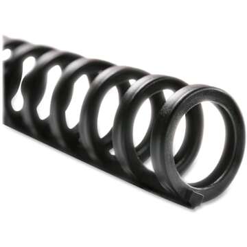 GBC Binding Spines / Spirals / Coils, 5/16" Diameter, 45 Sheet Capacity, ProClick, Black, 25 Pack (2...