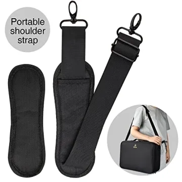 Professional Makeup Case - MONSTINA Large Capacity Organizer