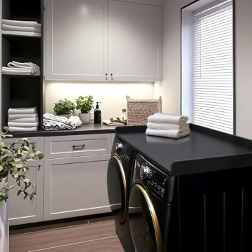 Kaboon Countertop Washer Dryer Space Saver in Black