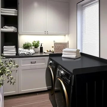 Kaboon Countertop Washer Dryer Space Saver in Black