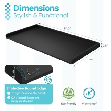 Kaboon Countertop Washer Dryer Space Saver in Black