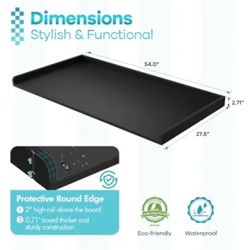 Kaboon Countertop Washer Dryer Space Saver in Black