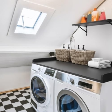 Kaboon Countertop Washer Dryer Space Saver in Black