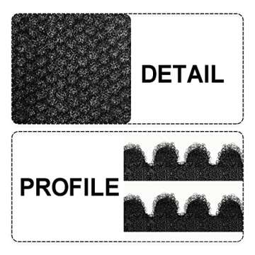 Evridwear Exfoliating Dual Texture Bath Gloves for Shower, Spa, Massage and Body Scrubs, Dead Skin C...