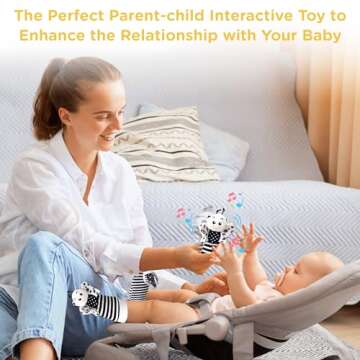 Infant Rattle Socks | 4PCS Baby Toys for Newborns