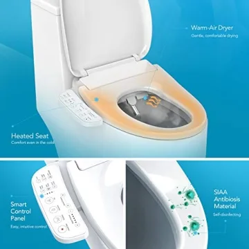 FlexiHome Electronic Bidet Seat with Heated Comfort and Smart Controls