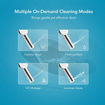 FlexiHome Electronic Bidet Seat with Heated Comfort and Smart Controls