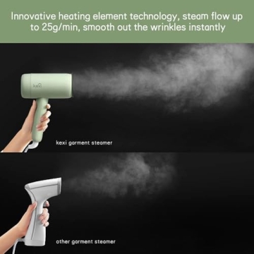 Kexi Handheld Steamer for Quick Wrinkle Removal