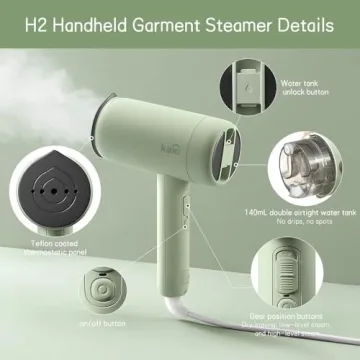 Kexi Handheld Steamer for Quick Wrinkle Removal