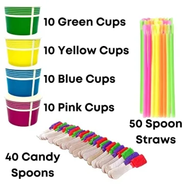 Shop 130 Piece Multi-Colored Snow Cone Kit for Fun