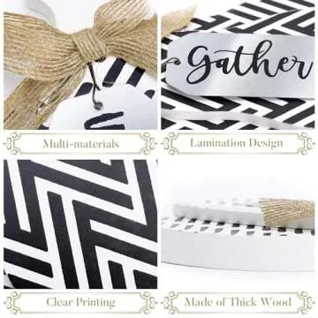 Valery Madelyn Fall Pumpkin Decorations for Table Décor