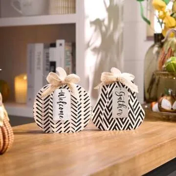 Valery Madelyn Fall Pumpkin Decorations for Table Décor