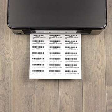 KKBESTPACK Label Sticker, Address Labels – 30 Up Shipping Labels 1” x 2-5/8” Self-Adhesive Barcode FNSKU Stickers for Inkjet and Laser Printer (100 Sheets / 3000 Labels) (KK30)