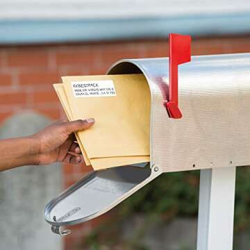 KKBESTPACK Label Sticker, Address Labels – 30 Up Shipping Labels 1” x 2-5/8” Self-Adhesive Barcode FNSKU Stickers for Inkjet and Laser Printer (100 Sheets / 3000 Labels) (KK30)