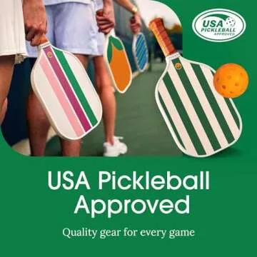 Tangerine Pickleball Paddle - Stylish & Lightweight for All Skill Levels