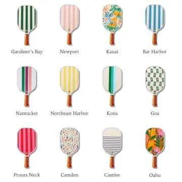 Tangerine Pickleball Paddle Cool Unique Designs Lightweight