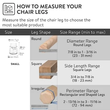Aneaseit Chair Leg Floor Protectors for Hardwood Floors