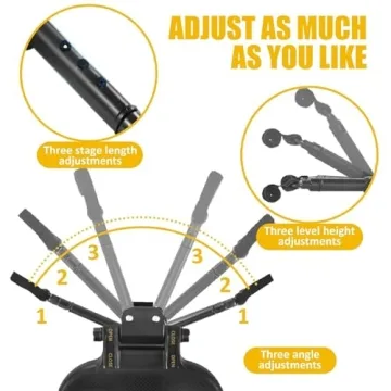 Universal Stroller Board with LED Wheels and Detachable Seat