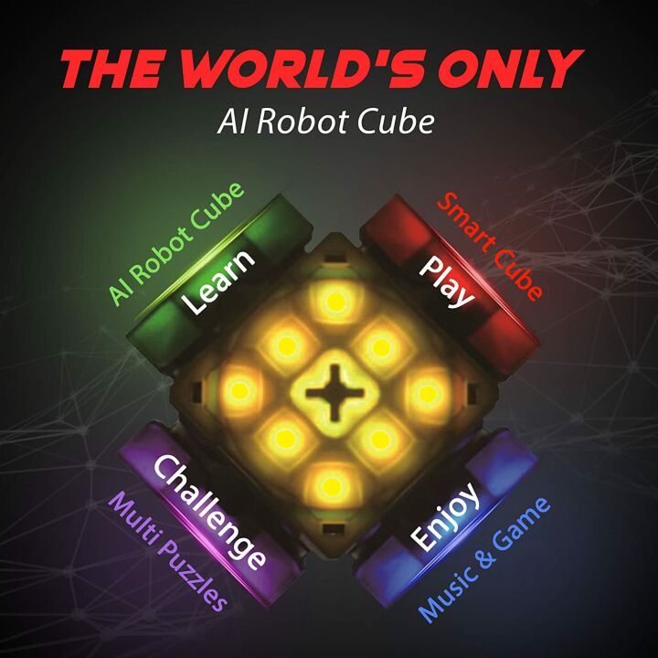 AI Robot Smart Cube - Fun STEM Puzzle Gift for Kids