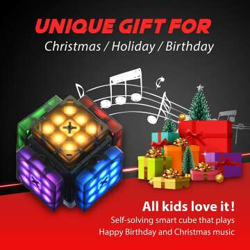 AI Robot Smart Cube - Fun STEM Puzzle Gift for Kids