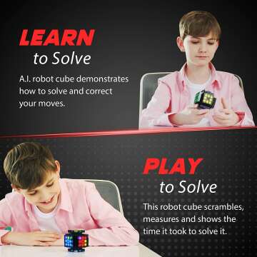 AI Robot Smart Cube - Fun STEM Puzzle Gift for Kids