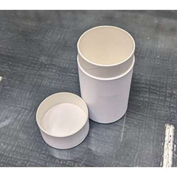 Eco-Friendly Push-Up Cardboard Deodorant Containers (6-Pack) - Biodegradable & Reusable
