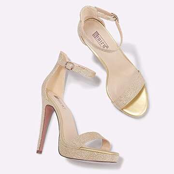 IDIFU Stiletto High Heel Sandals - Elegant & Comfortable