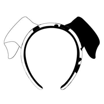 Loungefly 101 Dalmatians 60th Anniversary Patch Ears Headband