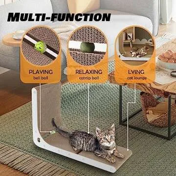SMARTBEAN Cat Scratcher with Cat Toy Balls - Durable & Fun