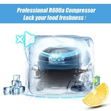 3.5 Cu.Ft Energy Saving Black Chest Freezer