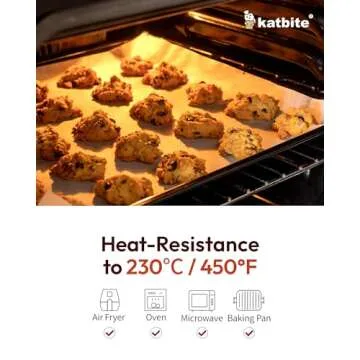 Katbite 16x24 inch Heavy Duty Parchment Paper Sheets, 100Pcs Precut Non-Stick Full Parchment Sheets for Baking, Cooking, Grilling, Frying and Steaming, Full Sheet Baking Pan Liners, Commercial Baking