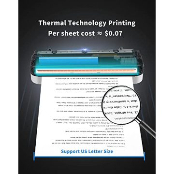 JADENS Portable Printer - Inkless, Compact & Wireless