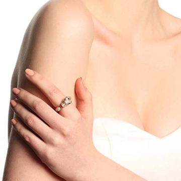 VICISION Panther Ring for Women Leopard Design Gold Ring, Gifts for Mom Wife Girlfriend Her on Anniversary Valentines Day Mothers Day Christmas Birthday Gifts for Women