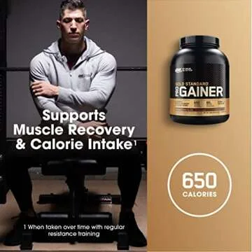 Optimum Nutrition GS Pro Gainer Weight Gainer Protein Powder, Double Chocolate, 5.09 Pounds (Packaging May Vary)