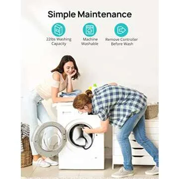 EVAJOY Weighted Heating Pad for Pain Relief and Comfort