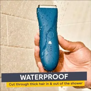 MERIDIAN Waterproof Body Hair Trimmer for Men and Women