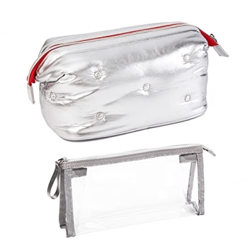 VLOVSO Large Cosmetic Bag: Waterproof, Stylish Organizer for All Essentials