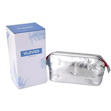 VLOVSO Large Waterproof Cosmetic Bag for Travel and Storage