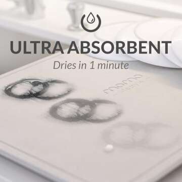 Momo Lifestyle DryPad Ultra-Absorbent Stone Dish Mat