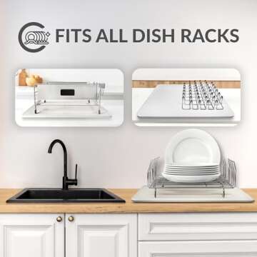 Momo Lifestyle DryPad Ultra-Absorbent Stone Dish Mat