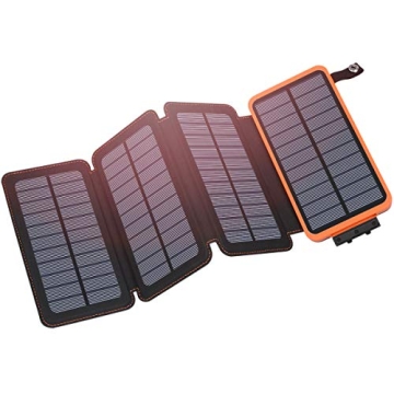 Hiluckey Solar Charger 25000mAh Portable Power Bank