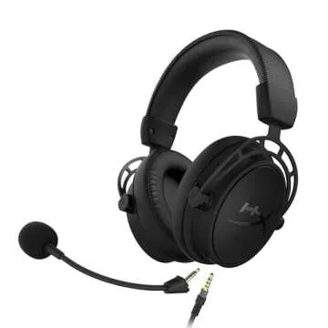 HyperX Cloud Alpha S - PC Gaming Headset, 7.1 Surround Sound, Adjustable Bass, Dual Chamber Drivers,...