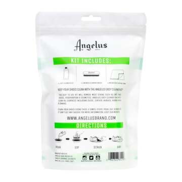 Angelus Shoe Cleaner Kit - Easy Cleaner Kit for Sneakers - Safe on All Fabrics- Made in USA- 8.6 Ounces