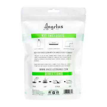 Angelus Shoe Cleaner Kit - Easy Cleaner Kit for Sneakers - Safe on All Fabrics- Made in USA- 8.6 Ounces