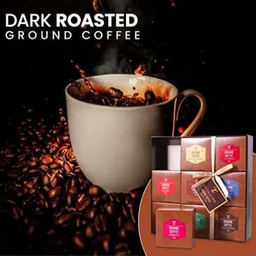 Coffee Gifts - Gourmet Coffee Gift Set |9 Ground Coffee Assortment Gift Set |Coffee Sampler Gift Set, Tasting Kit |Gifts For Coffee Lovers |Ground Coffee Gift Basket |Gifts For Men And Women