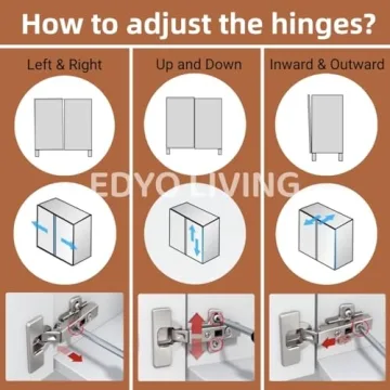 Elegant EDYO LIVING Buffet Cabinet for Stylish Storage