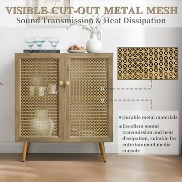 Elegant EDYO LIVING Buffet Cabinet for Stylish Storage